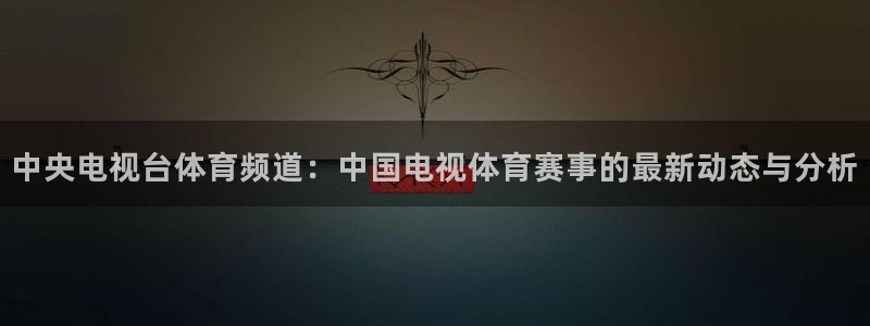 东升国际app官网版下载：中央电视台体育频道：中国电视体育赛事的最新动态与分析